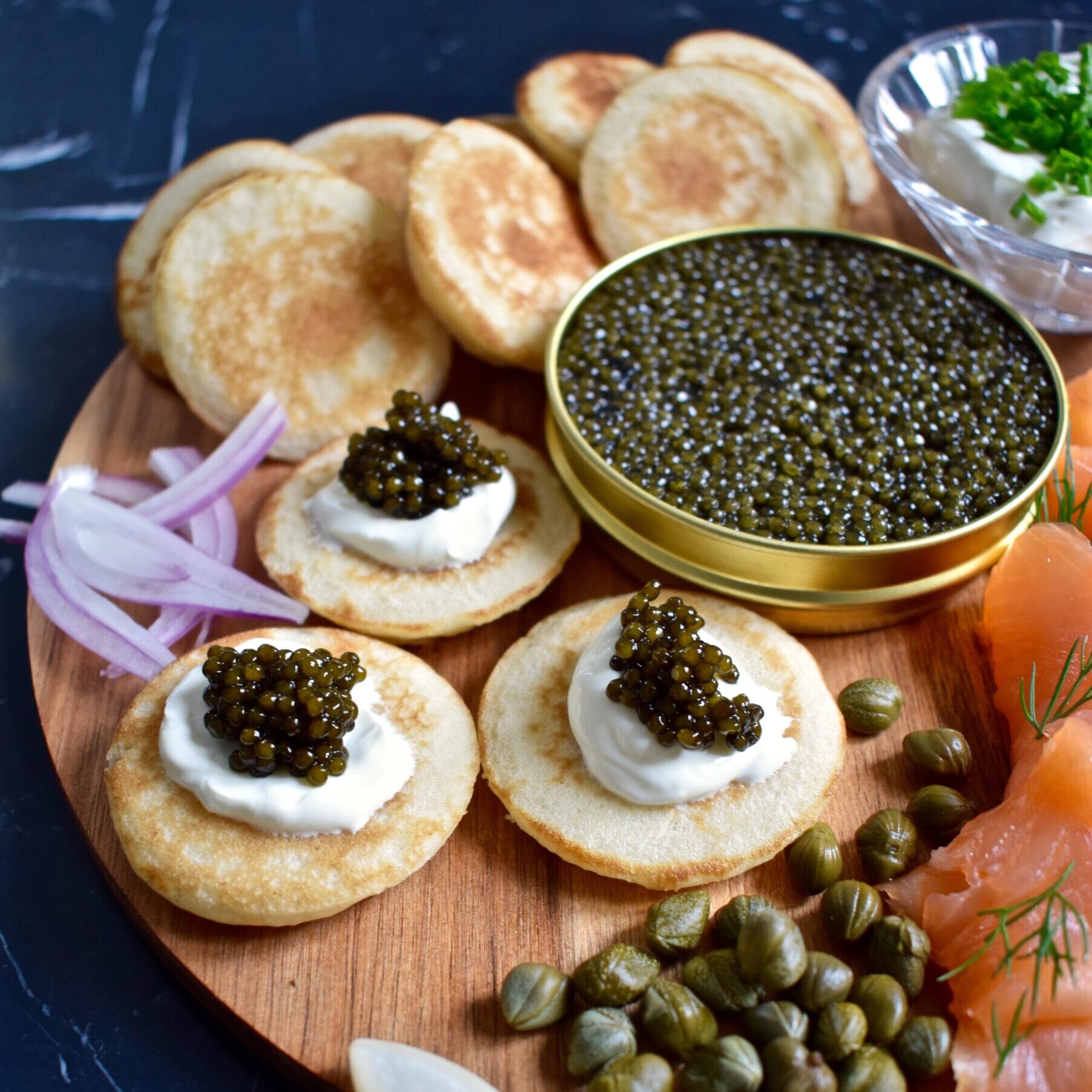 French Mini Blinis